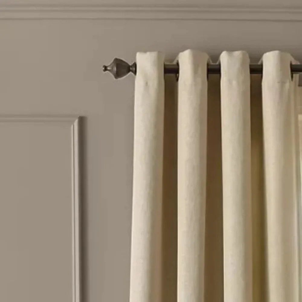 Beautyrest Arlette Window Curtain Creme Brulee x2